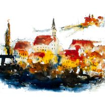 Originalkunst Passau Erik Limmer - Passau Innstadt